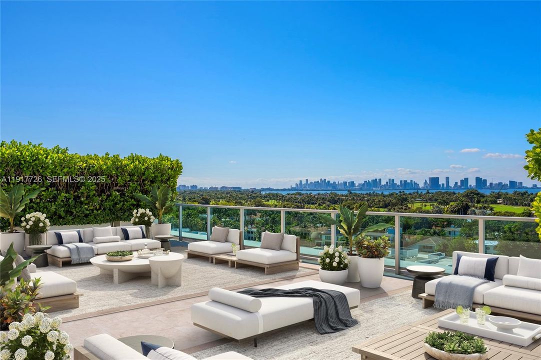 Virtually staged photo