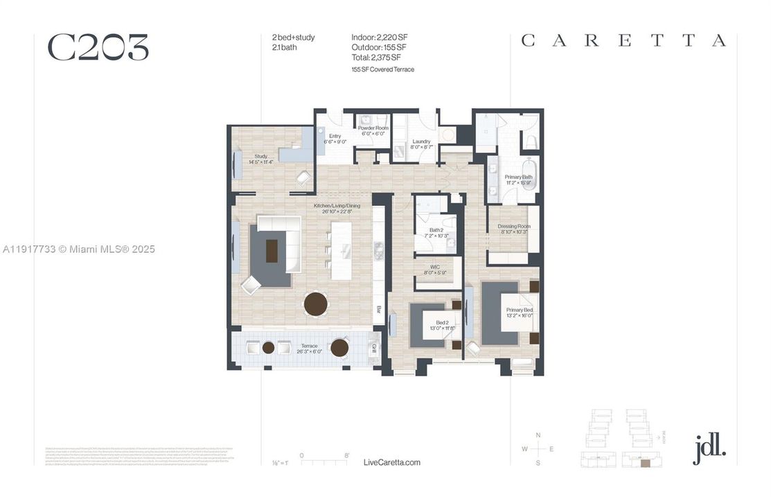 合同活跃: $1,776,000 (2 贝兹, 2 浴室, 2220 平方英尺)