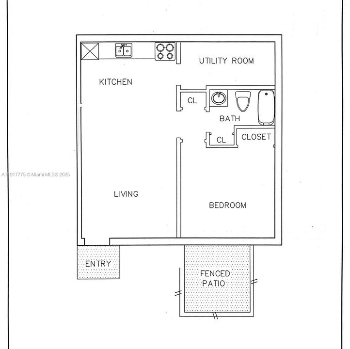 В аренду: $1,670 (1 спален, 1 ванн, 550 Квадратных фут)