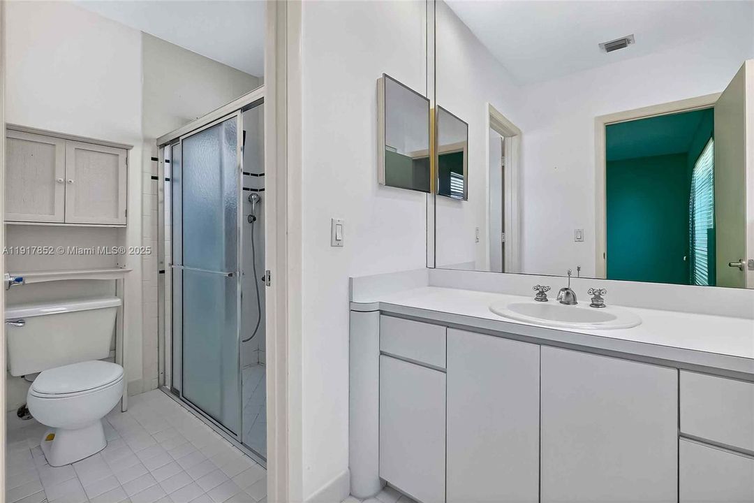 Primary bath, shower