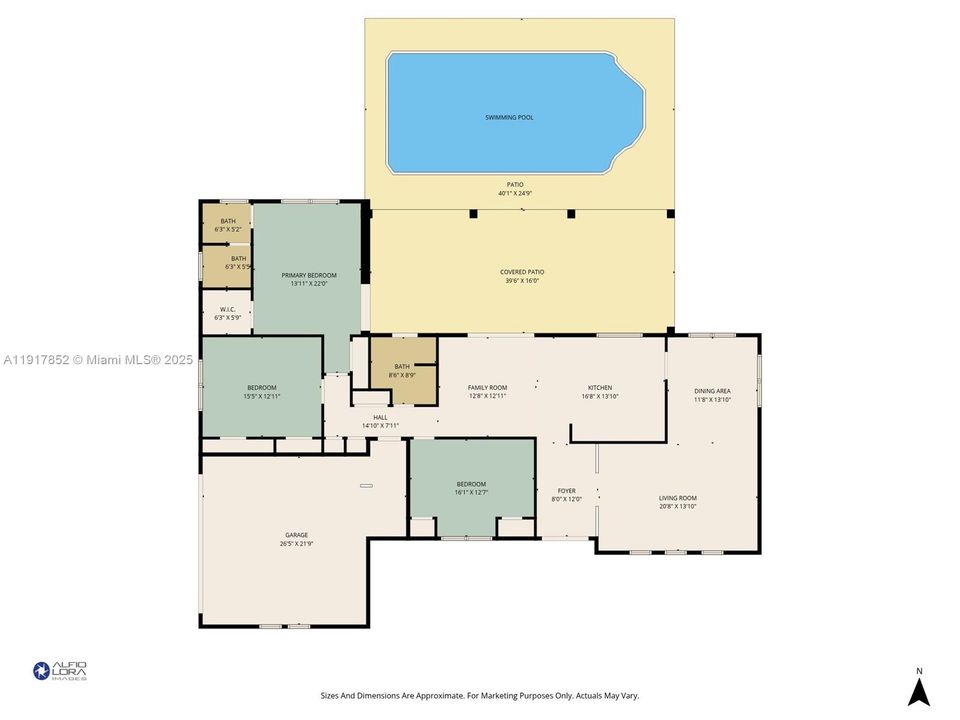 合同活跃: $995,000 (3 贝兹, 2 浴室, 2176 平方英尺)