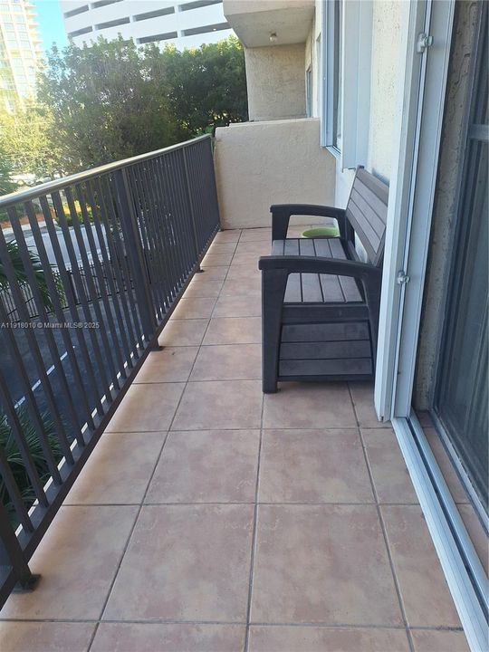 Huge balcony with beautiful view