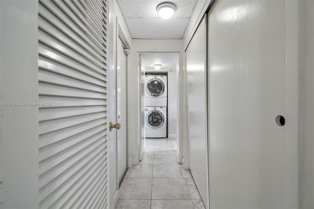 Large storage area inside the condo