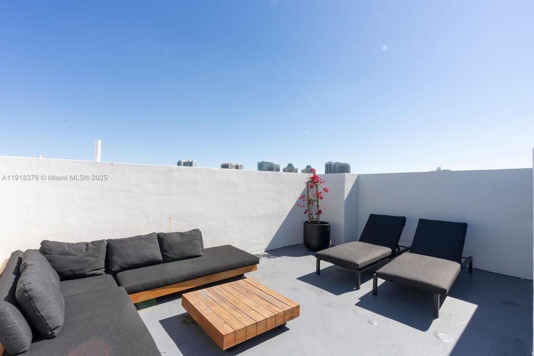 rooftop patio