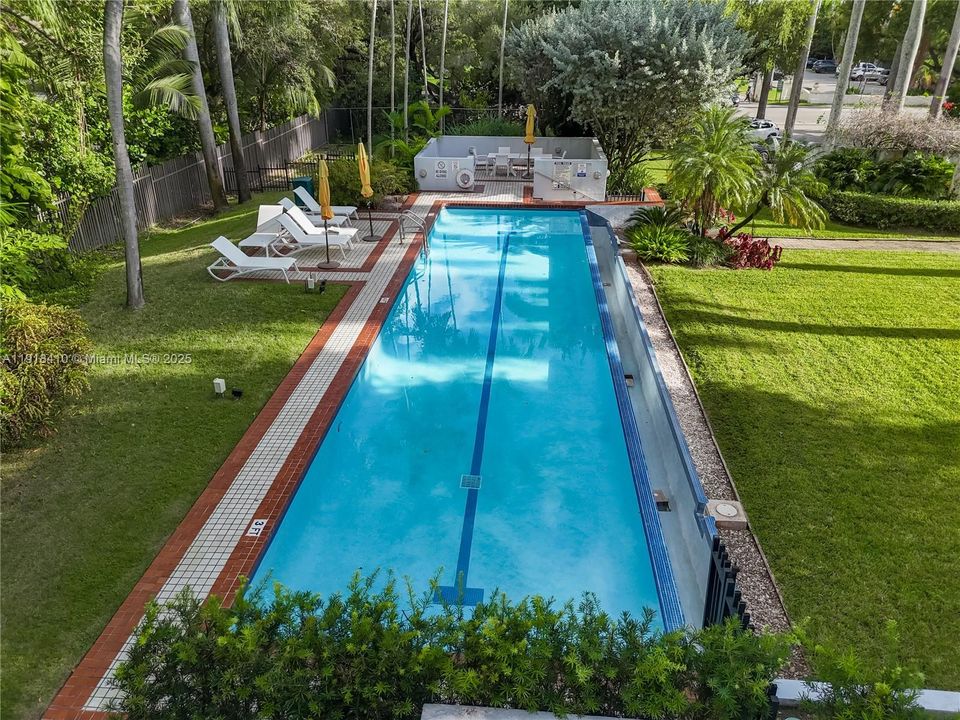 60' community lap pool