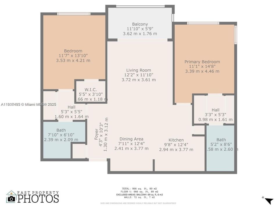Active With Contract: $2,250 (2 beds, 2 baths, 966 Square Feet)