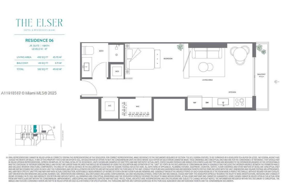 На продажу: $499,000 (1 спален, 1 ванн, 443 Квадратных фут)