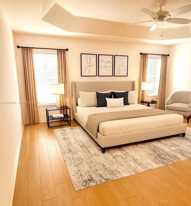 Virtual staged BR photo h