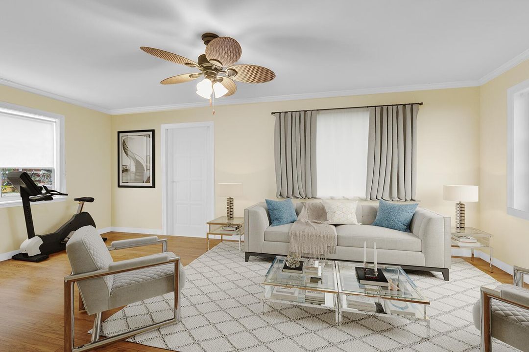 Virtual Staged Living Room