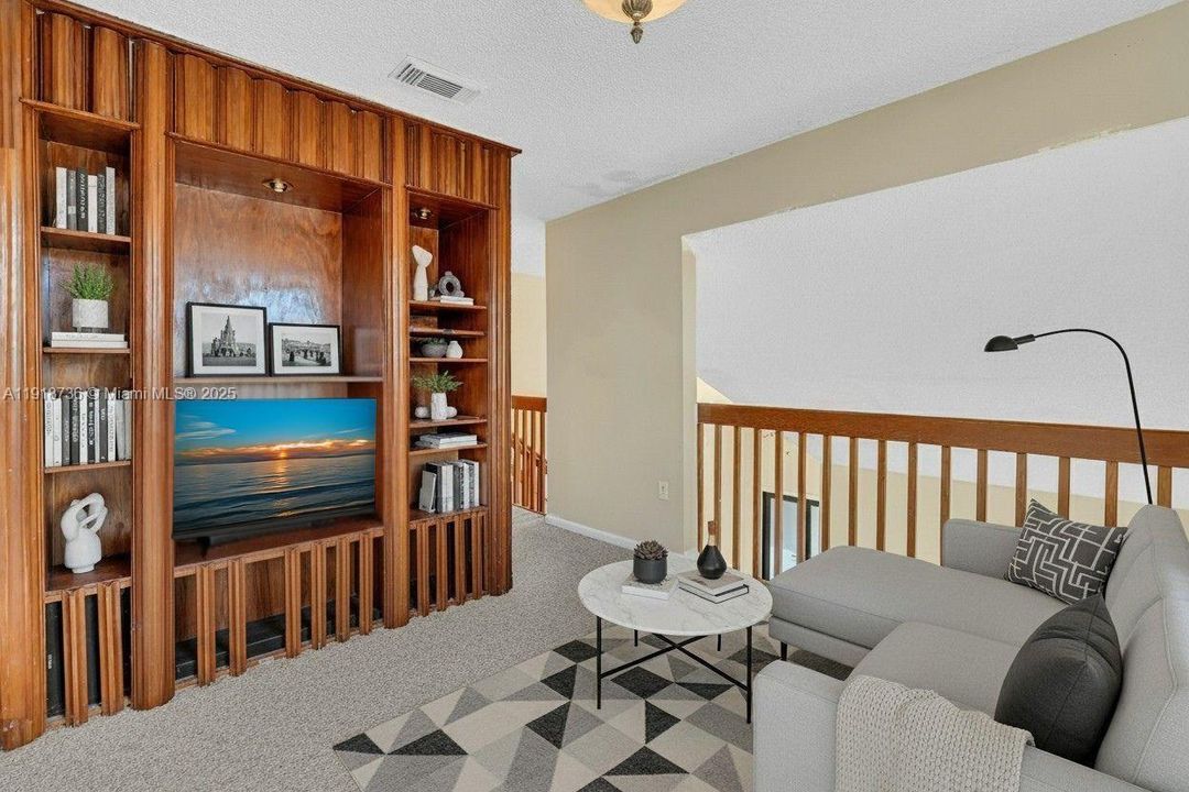 Digital staging, Upstairs Living Area