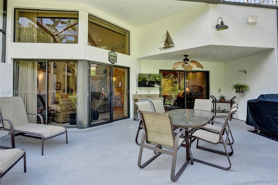 Large screened in patio