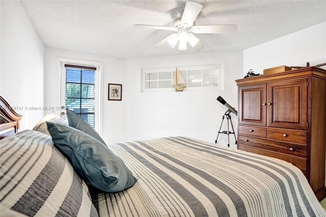 Third bedroom with door to sundeck