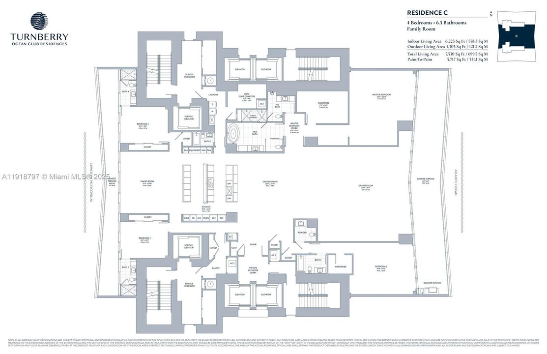 For Sale: $15,995,000 (4 beds, 6 baths, 6225 Square Feet)