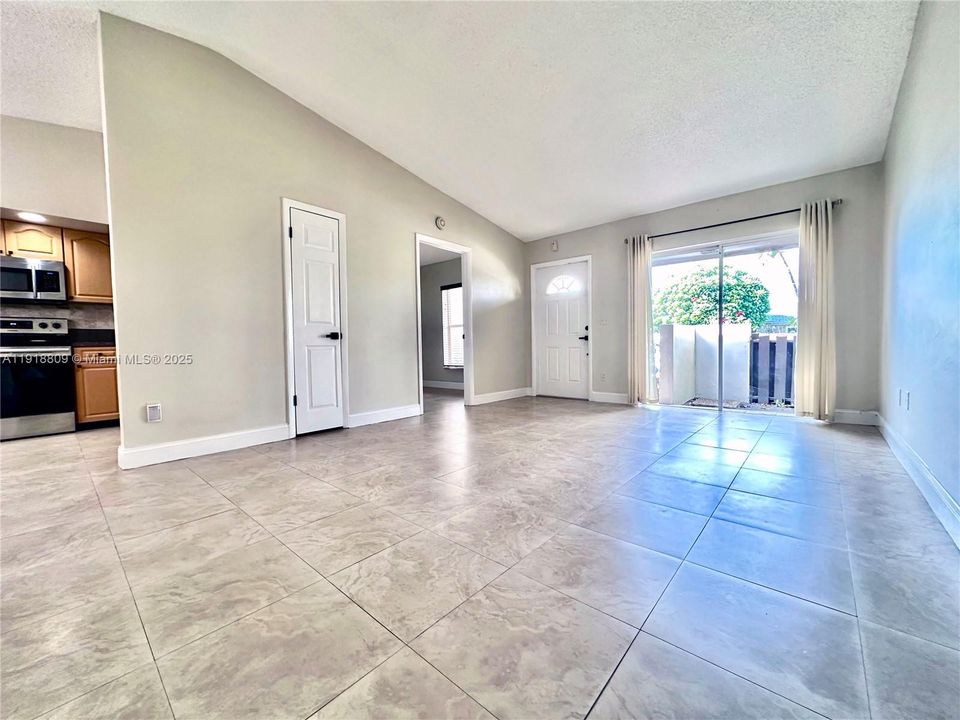 Living room from hallway