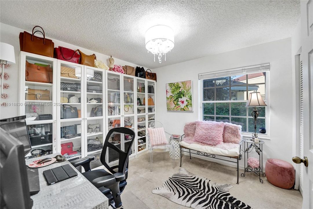 fourth bedroom being used as an office