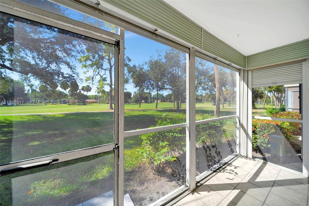 Enjoy the Golf Course view