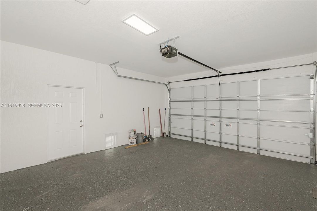 Two Car Garage With EV Plug