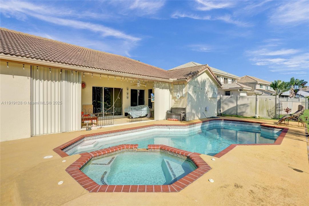 Pool and back of the house