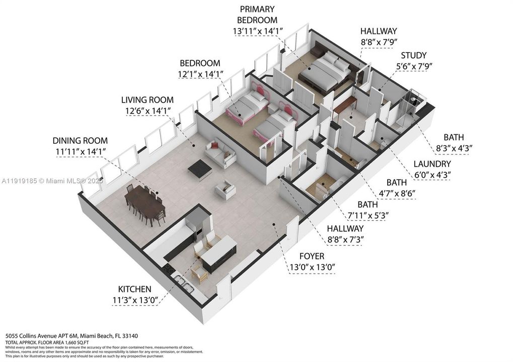 For Sale: $685,000 (2 beds, 3 baths, 1660 Square Feet)