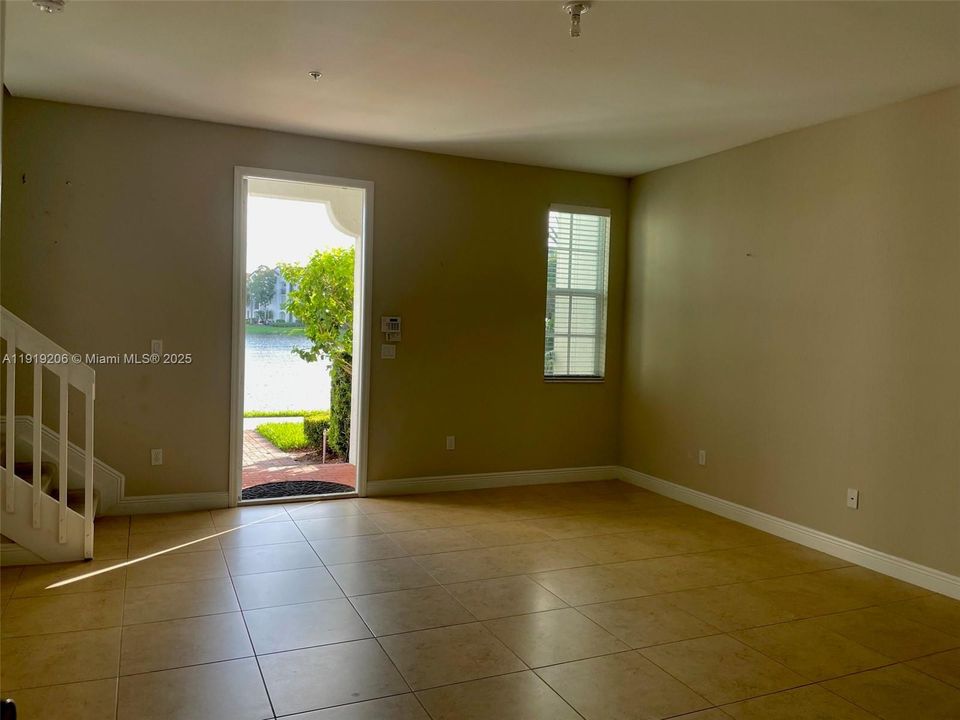 Back Door to Lake Area