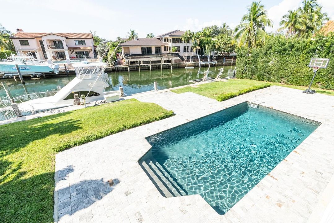 Pool view from the balcony