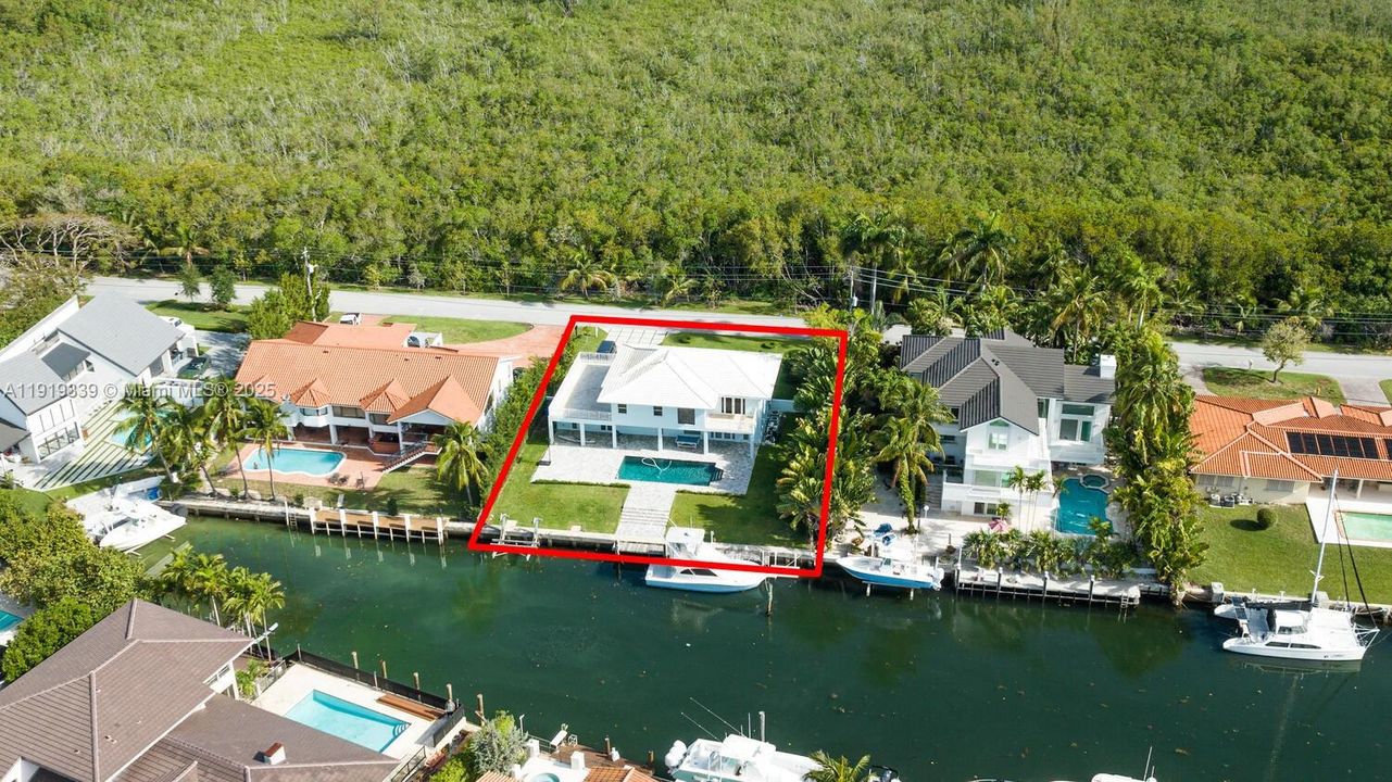 of the canal and property