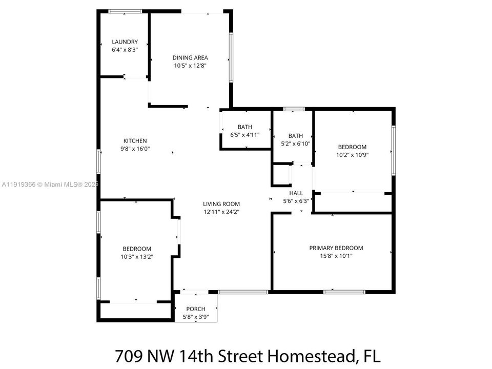 待售: $499,000 (3 贝兹, 2 浴室, 1297 平方英尺)