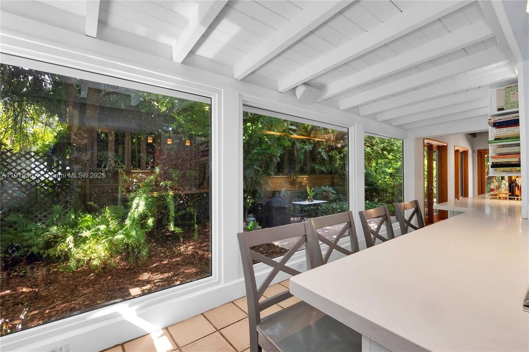 Counter Seating in Kitchen