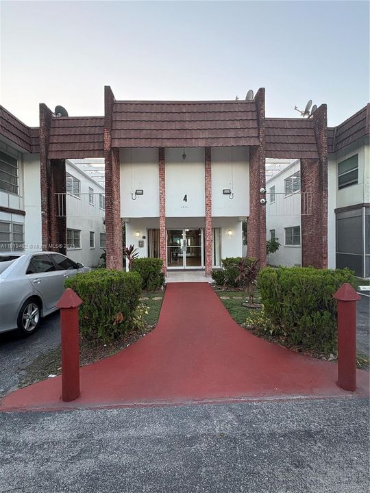 Front of the building