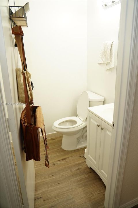 1/2 bathroom - downstairs