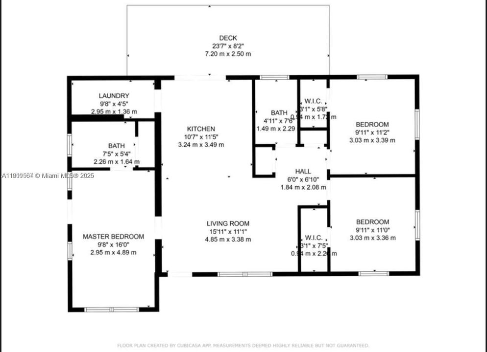 Activo con contrato: $565,000 (3 camas, 2 baños, 1064 Pies cuadrados)