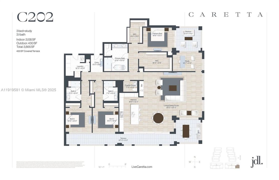 Activo con contrato: $2,700,000 (3 camas, 3 baños, 3135 Pies cuadrados)