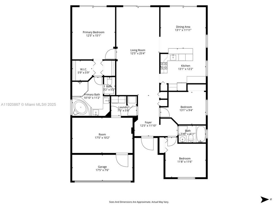 На продажу: $619,000 (3 спален, 2 ванн, 1582 Квадратных фут)