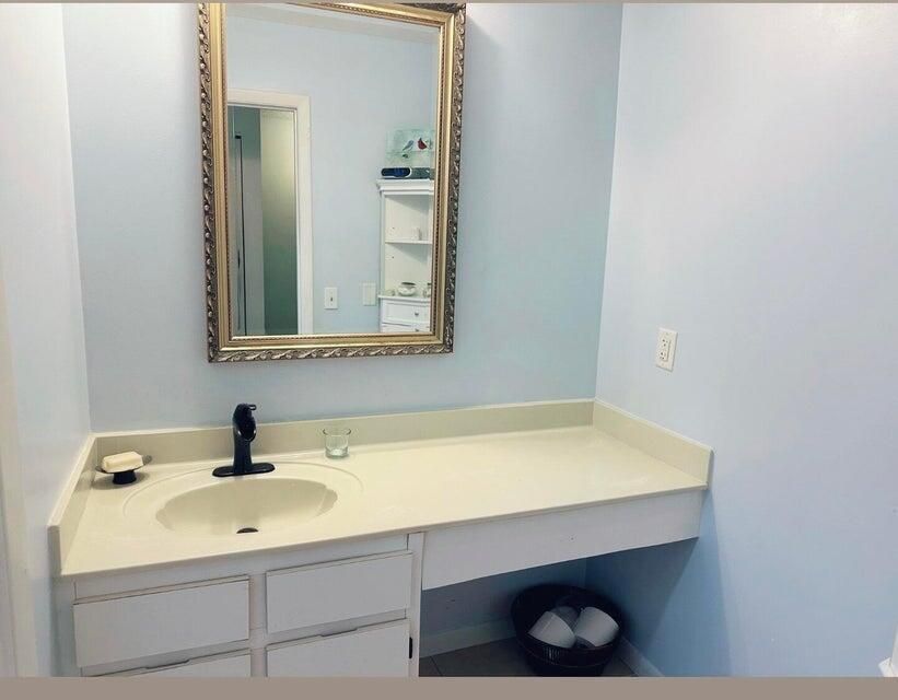 Upstairs vanity