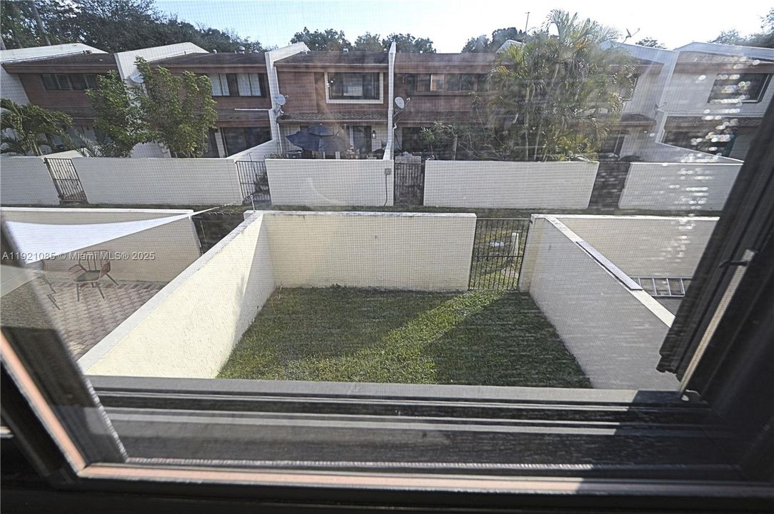 View from primary bedroom