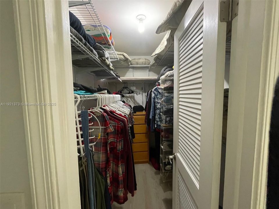 PRIMARY WALK IN CLOSET