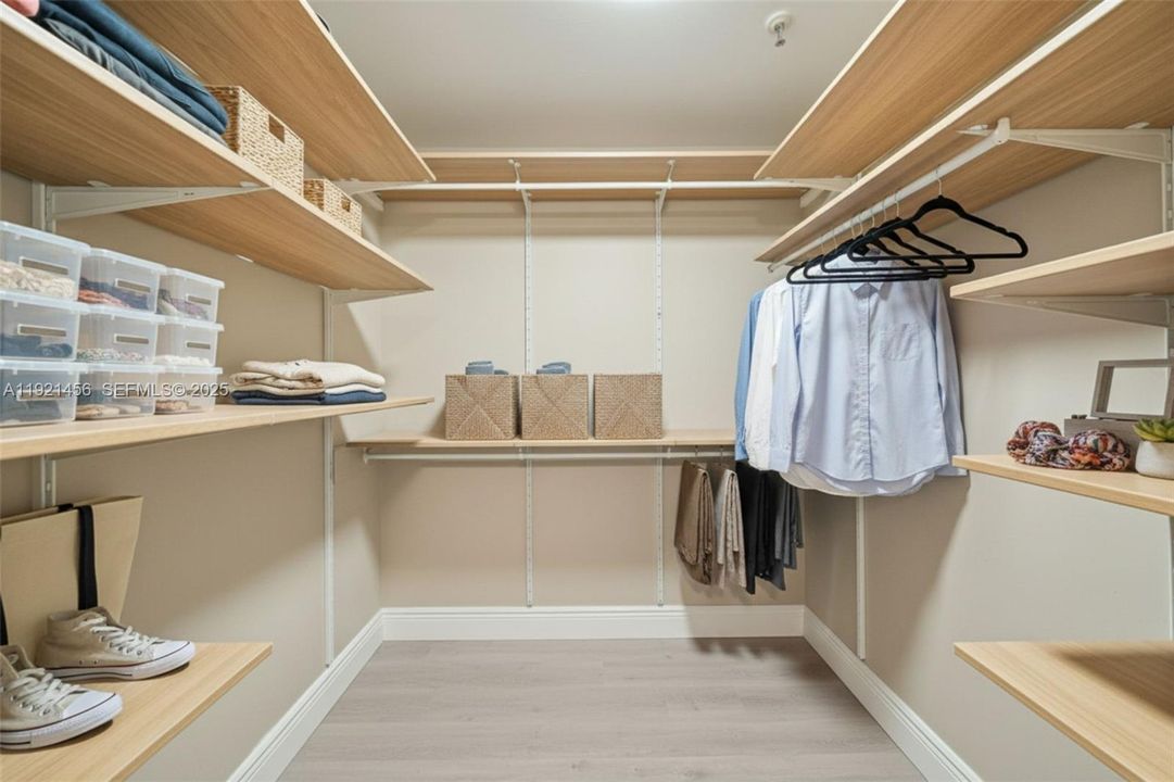 Primary bedroom closet