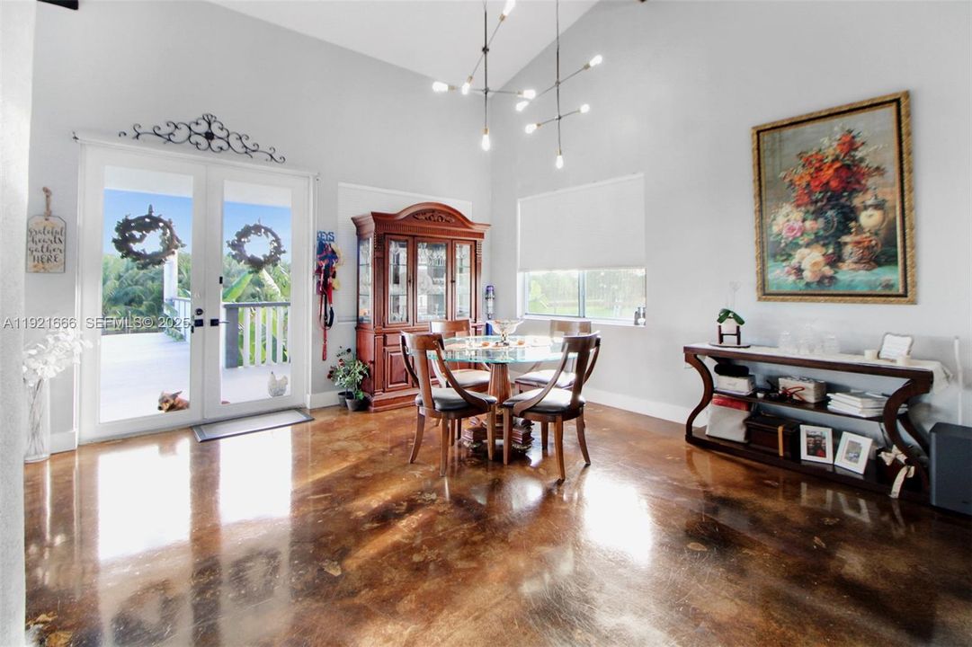 Virtually Staged Pool Area