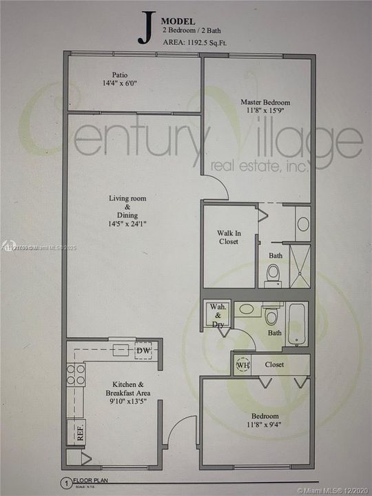 待售: $249,900 (2 贝兹, 2 浴室, 1192 平方英尺)
