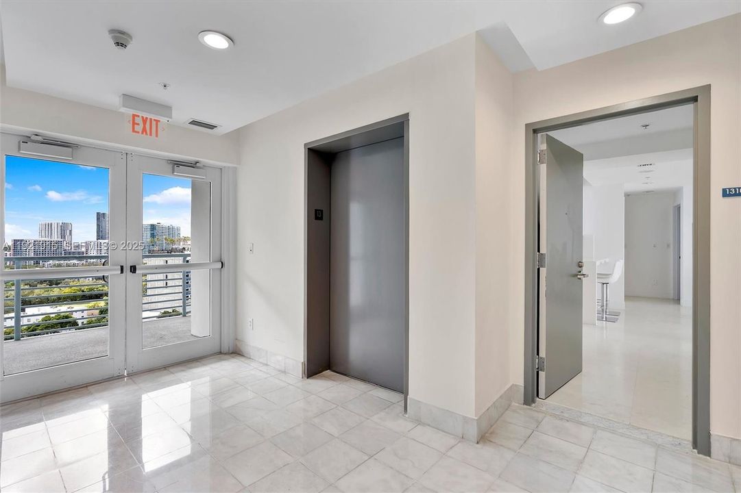 elevator and privet entry