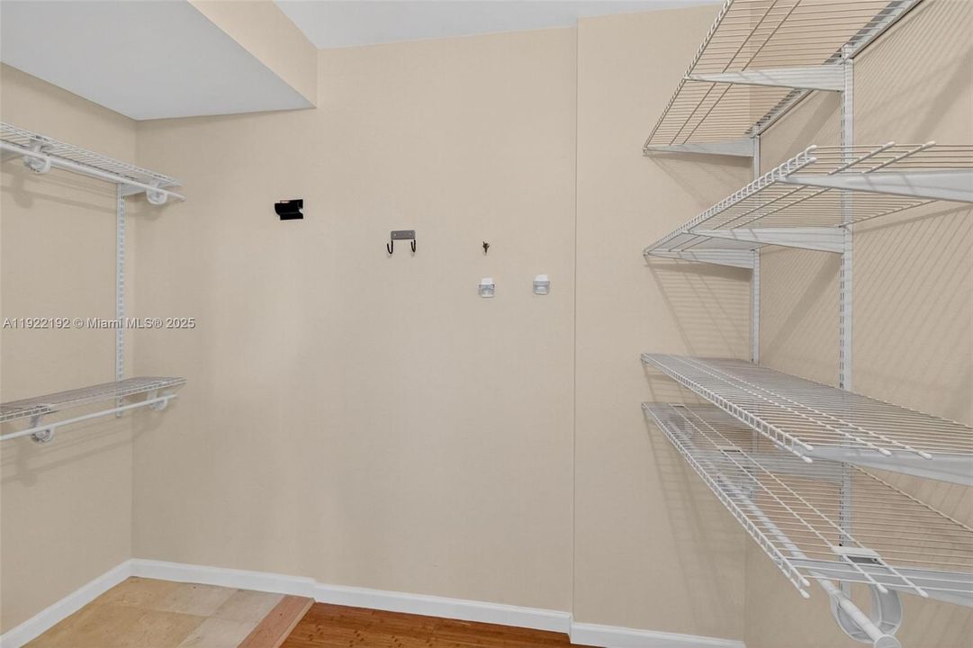 Walk-in closets in every bedroom!