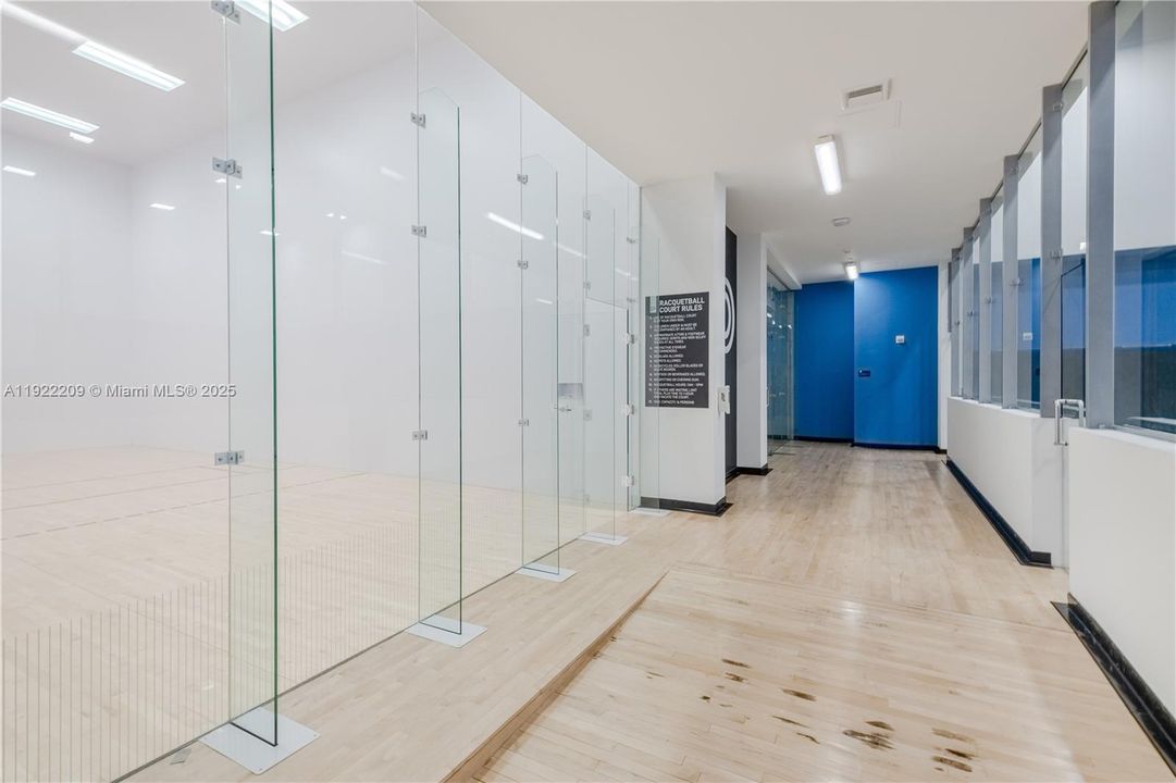 Indoor Racquetball Court