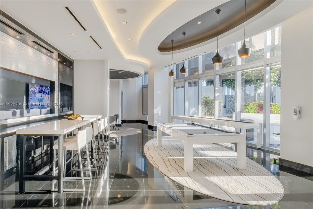 Club Room with Pool Table