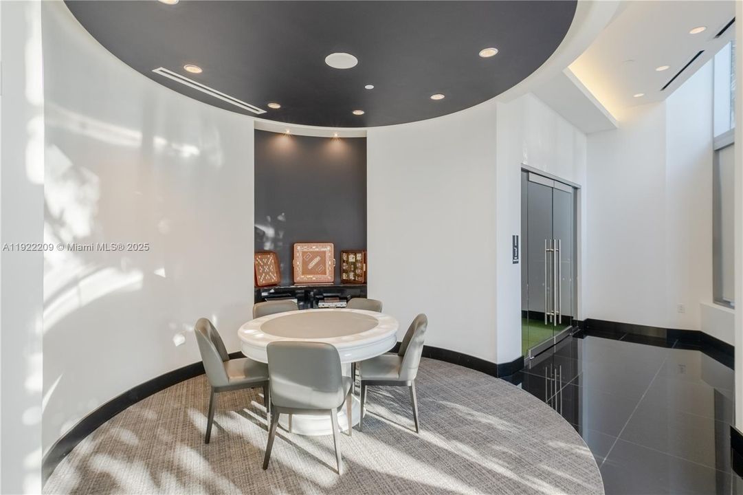 Club Room with Card Table