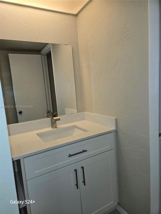 Vanity on second bedroom