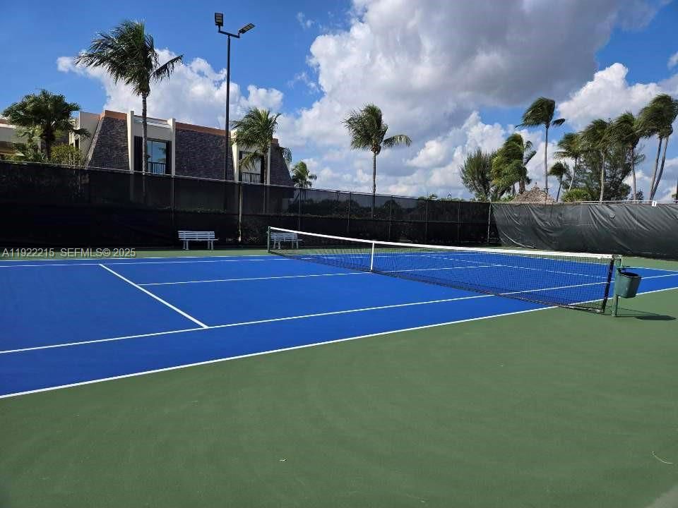 Nine Tennis courts, and pickleball courts