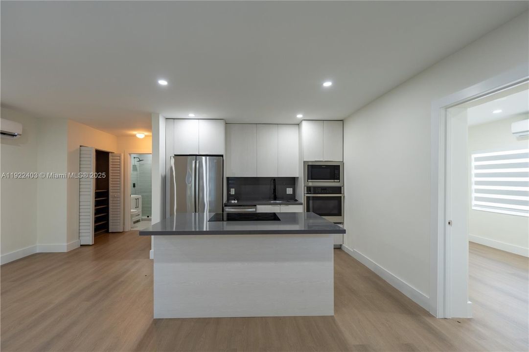 Kitchen/Living Area in 2 Bedroom Unit