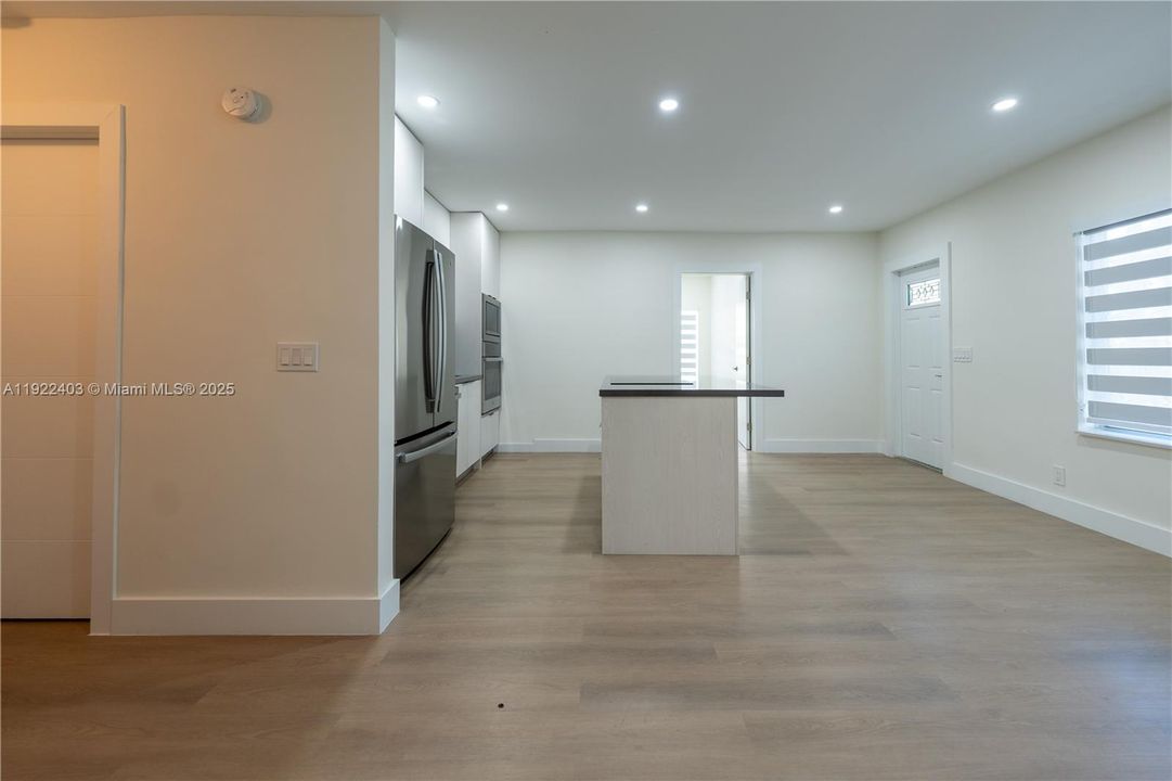 Kitchen/Living Area in 2 Bedroom Unit