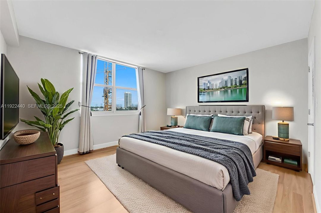 virtual stage of bedroom