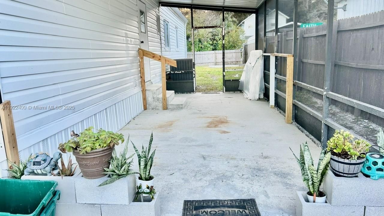 BACK YARD ALL CEMENT FOR YOUR BARBECUE